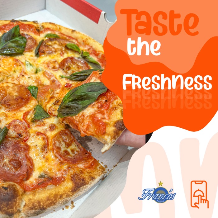 Francos Takeaway Newmains pizza
